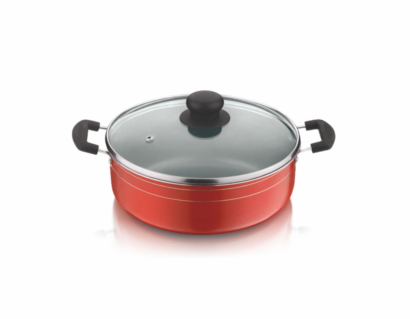 TEJAS Non-Stick Casserole with Glass Lid