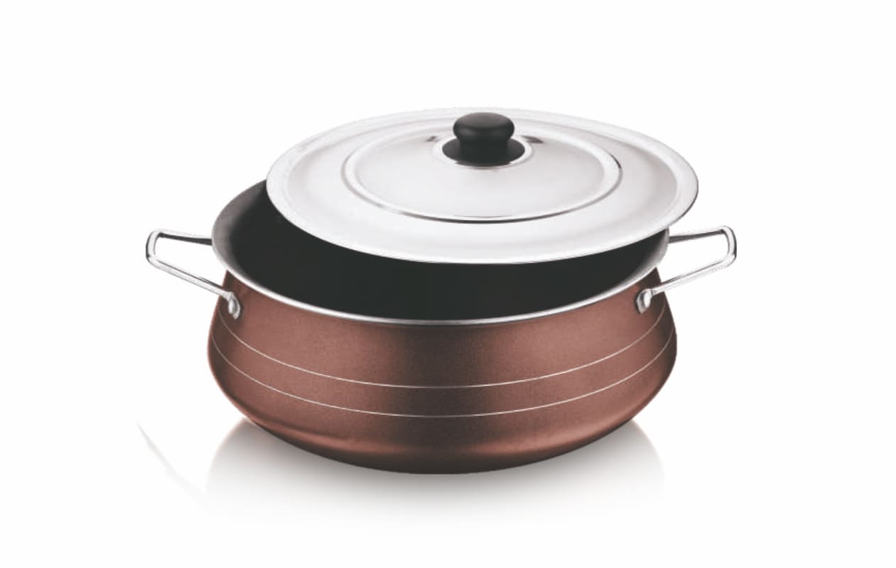 TEJAS Non-Stick Gravy Pot with S.S. Lid